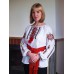 Embroidered blouse "Golden Peaks"